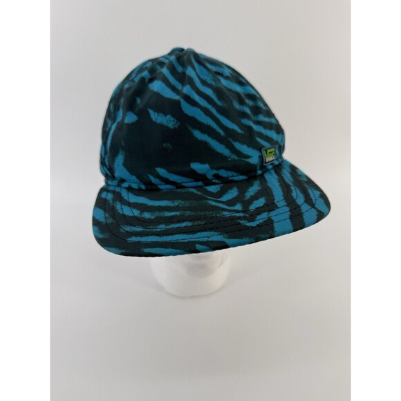 VANS Other - VANS OFF THE WALL Hat Cap Adult Teal Blue Zebra Print Snapback